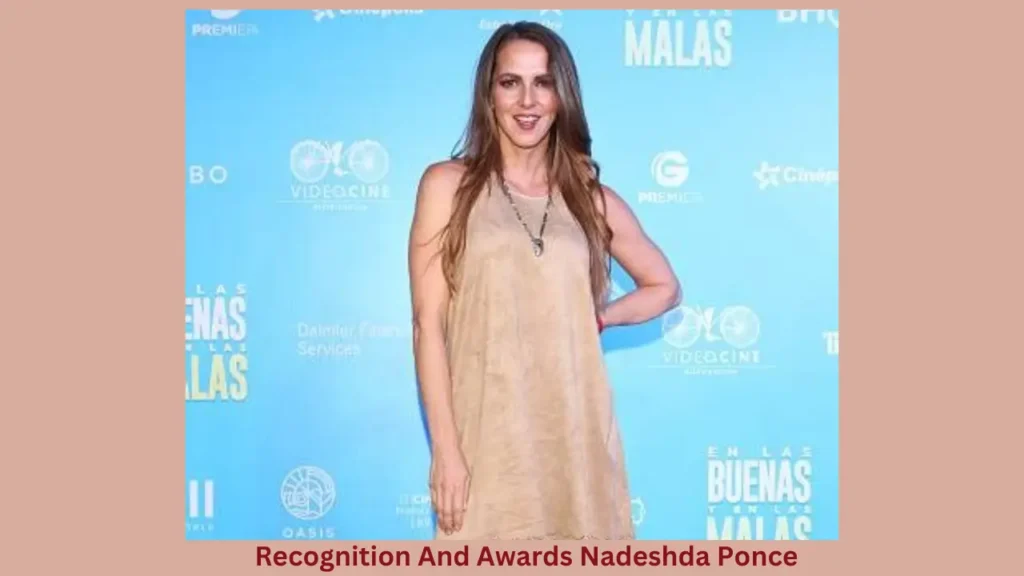 Recognition And Awards Nadeshda Ponce