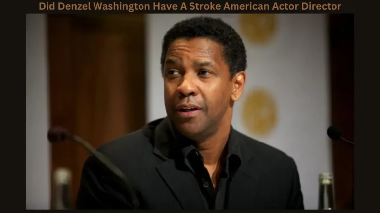 Did Denzel Washington Have a Stroke